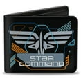 thumbnail image 1 of Lightyear Star Command Wings with Text Logo Bi-Fold Wallet, 1 of 1