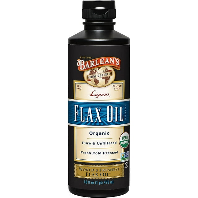 Lignan Flaxseed Oil from ColdPressed Flaxseeds 7,230 mg ALA Omega3