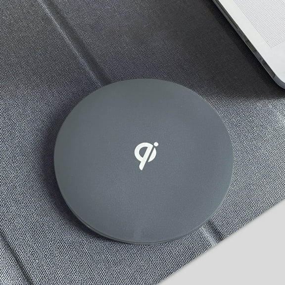 Lignoak 15W Wireless Charger Is To Mobile Phone Desktop Round Wireless Fast Charging Charger Black One Size