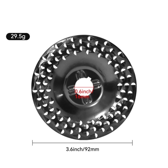 Lignoak Angle Grinder Carving Disc, Wood Shaping Attachment For Grinding Sanding, Replacement Cutting Blade A