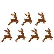 Lignoak Led Christmas Reindeer Wall Decor, Festive Lighting For Indoor Display Brown 15*15Cm