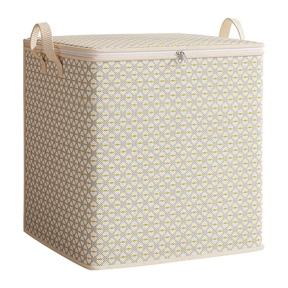 Lignoak Non Woven Gray Corrugated Clothes Special Storage Carrying 30L/110L/150L/220L Home Storage Bag Home Bedroom Storage Bag Sorting Storage Bag C 150L[50X50X50]