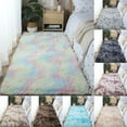 thumbnail image 1 of Lignoak Tie-Dye Rug For Living Room， Soft Modern Area Rugs Rug Home Room Carpet Decor Floor Mat Beige 50*160Cm, 1 of 4