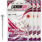 Lignum Tee - Classic Golf Tees - White 53mm - 16 Pieces/bag 3-Pack