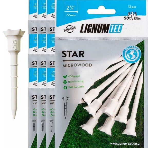 Lignum Tee - Star Golf Tees