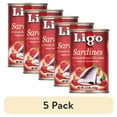 (5 pack) Ligo Sardines in Tomato Sauce with Chili Added, 5.5 oz
