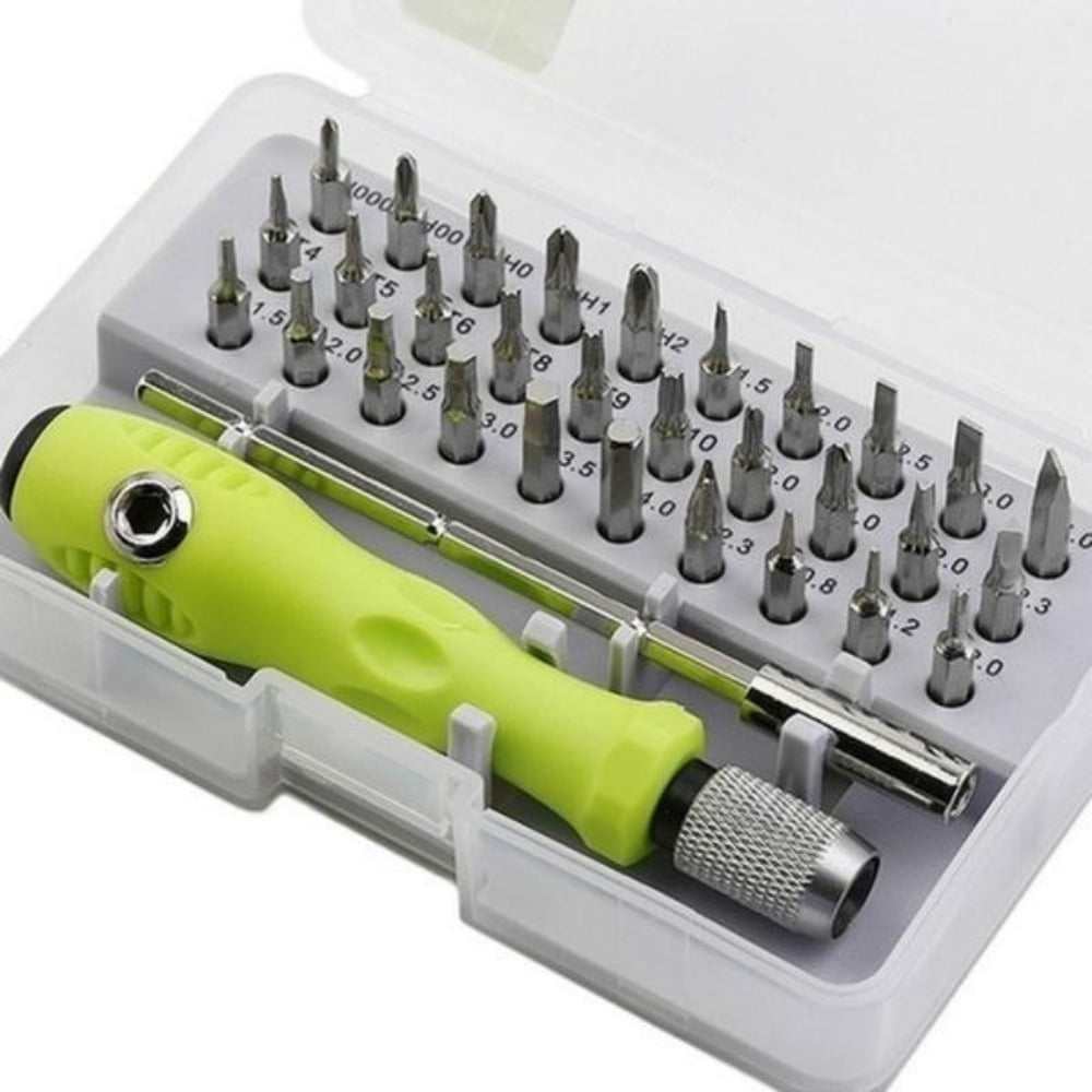 LigoWave 32-in-1 Screwdriver Set ,Multipurpose Disassemble Electronic Repair Tools, Portable Phone Repair,Green
