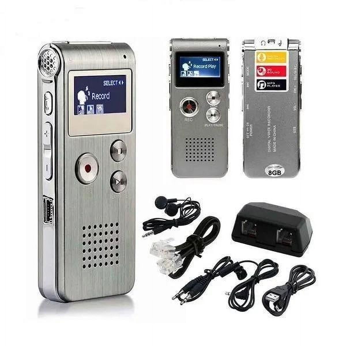 LigoWave 8GB Digital Audio Voice Sound Recorder Rechargeable Dictaphone Mini Recording pen MP3 Player