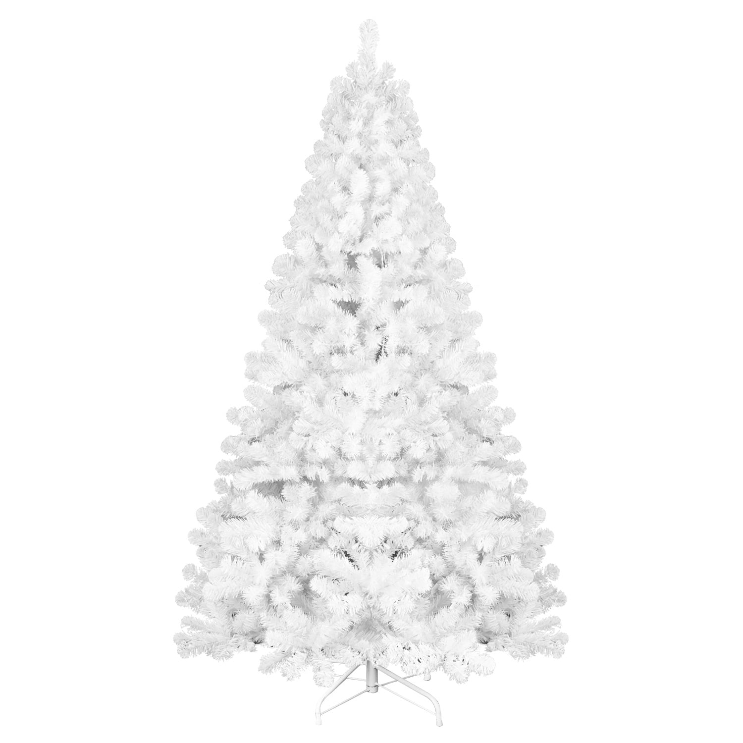 Liguanow 7.5Ft Prelit White pine Artificial Christmas Tree, Premium