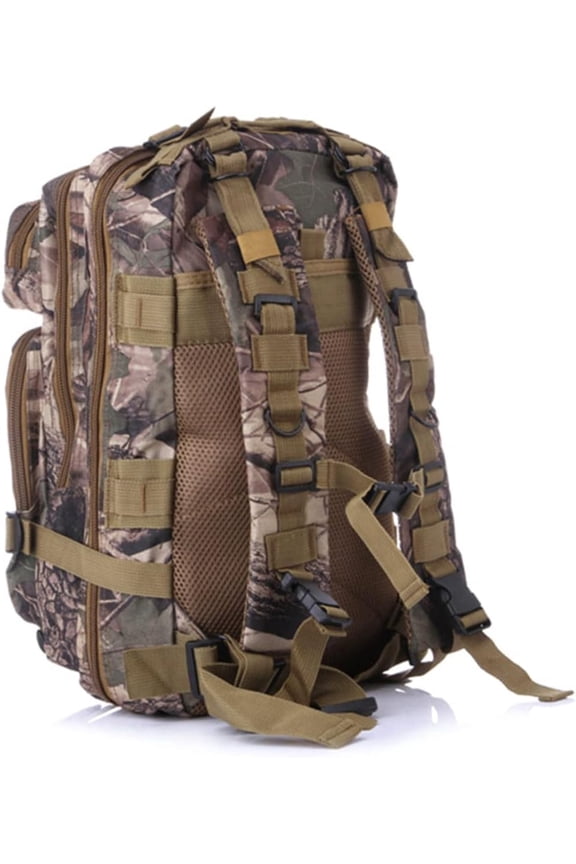 Liho Backpack Camouflage Men's Hiking Pack 20-35L Compartments Adjustable Straps for Outdoor Activities A605