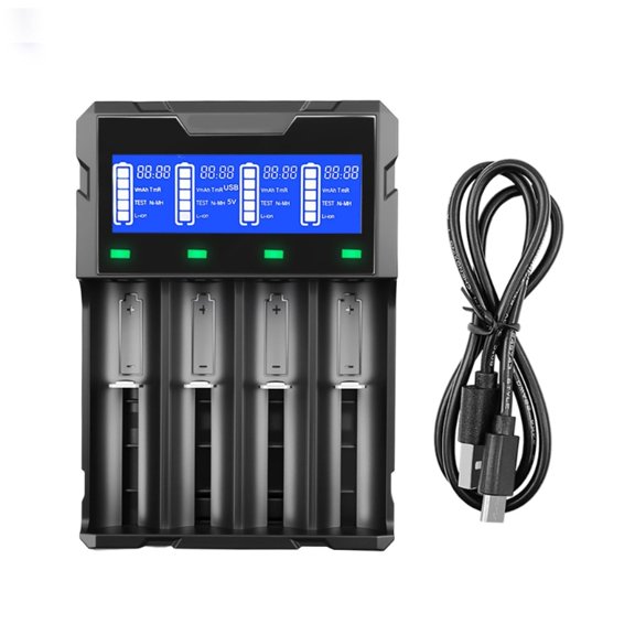 Lii K4 Auto Detecting Battery Charger For 18650 Li Ion NiMH NiCd With 0 Volt Activation And USB Power Function