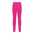 thumbnail image 1 of LiiYii Girls' Active Yoga Tights Athletic Sports Workout Stretchy Dance Leggings Running Compression Rose 8, 1 of 6