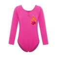 thumbnail image 1 of LiiYii Kids Girls Ballet Dance Leotard Long Sleeve Fleece-Lined Bodysuit Costume Gymnastic Yoga Hot Pink 180, 1 of 7