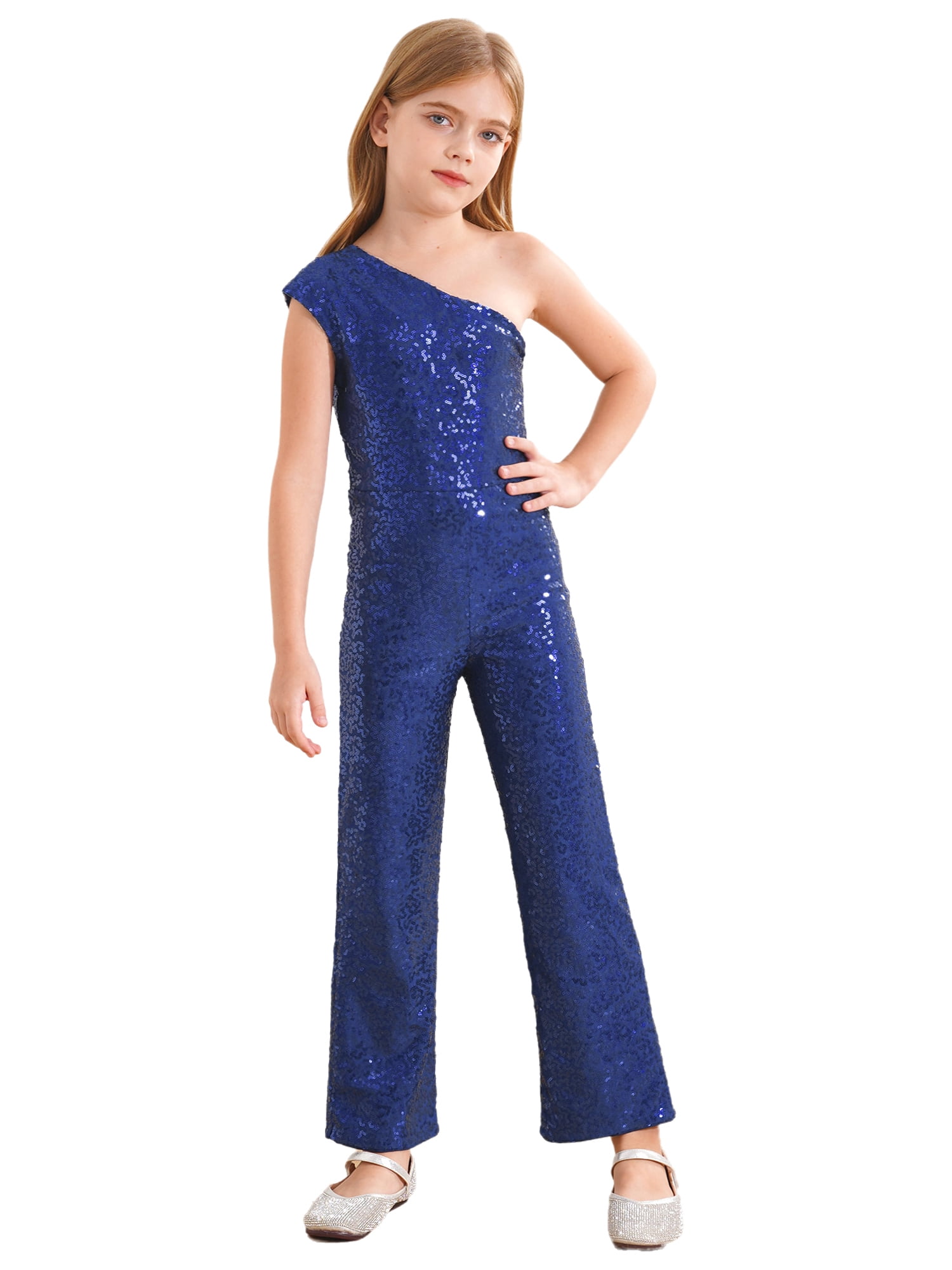 Justice Girls Ruffle Jumpsuit, Sizes XS-XL & Plus
