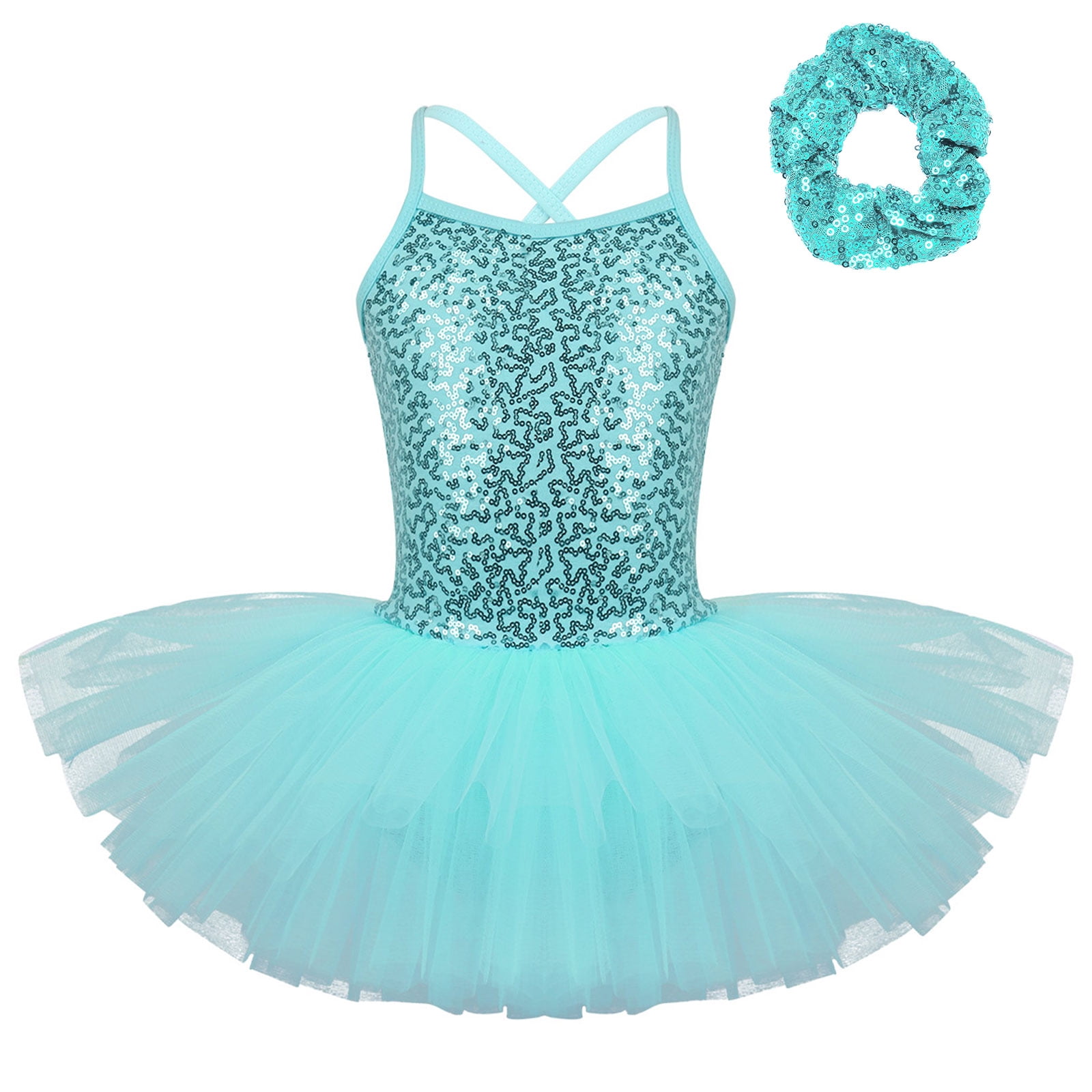 Ensemble Sport Yoga Fille Enfant 2 Pièces – Brassière Crossback + Short Strass – Gym, Danse, Fitness Été