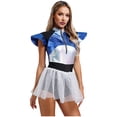 thumbnail image 1 of LiiYii Women Space Alien Astronauts Tulle Dress Alien Metallic Shiny Tulle Skirt Fancy Dress Up Silver 4XL, 1 of 7