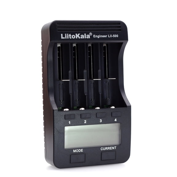 LiitoKala Lii 500 Battery , Intelligent Kit with LCD Display, Li ion & Ni MH Rechargeable Battery