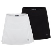 Lija Womens Deuce Tennis Skort Black, X-Large
