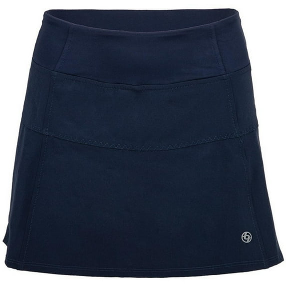 Lija Women's Deuce Tennis Skort (Dark Navy, X-Small)