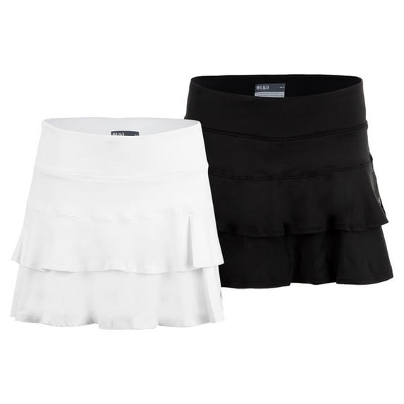 Lija Women`s Match Tennis Skort ( SMALL White )