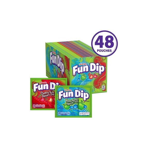 Lik M Aid Fun Dip Small, 0.5 oz, 48 count