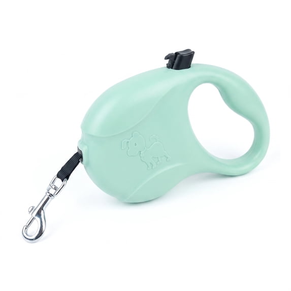 Likaty Retractable Dog Leash,16ft Strong & Durable Heavy Duty Walking Leash for S to L Dogs up to 55 lbs Non Slip Grip Leashes for Small Medium Dog Travel Accessories,Green