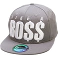thumbnail image 1 of Like A Boss Urban City Fashion Snapback Hat Adjustable Baseball Cap Mens Womens, 1 of 1