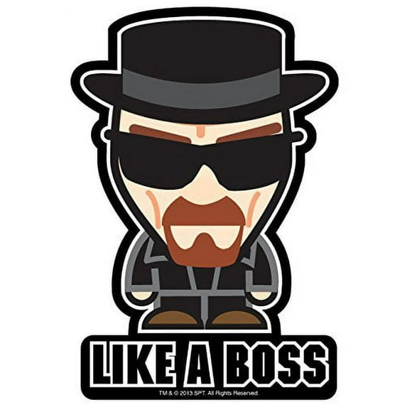 "Like A Boss" Decal, 7" x 10", Weatherproof Vinyl Sticker