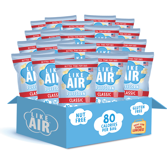 Like Air Puffcorn Classic Single Serve Snack Box (pack of 20)