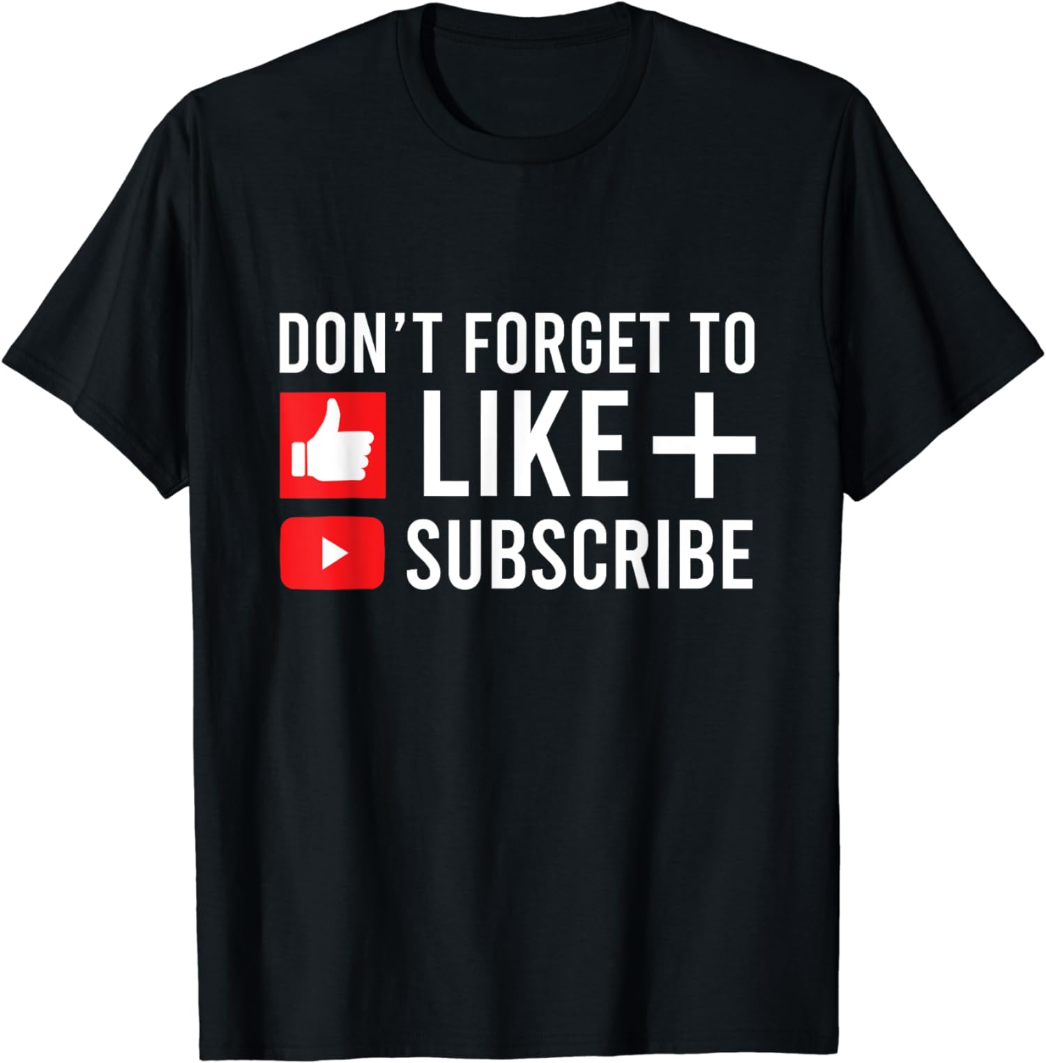 Like And Subscribe Influencer Content Creator T-Shirt - Walmart.com 