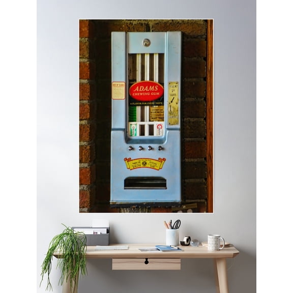 Like Chewing Gum Poster Wall Art, Modern Wall Decor For Living Room Bedroom, 8x12 UNFRAMED