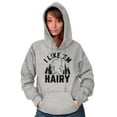 thumbnail image 1 of Like 'Em Hairy Bigfoot Legend Hoax Women Plus Size Graphic Pullover Hoodie Brisco Brands 3X, 1 of 4