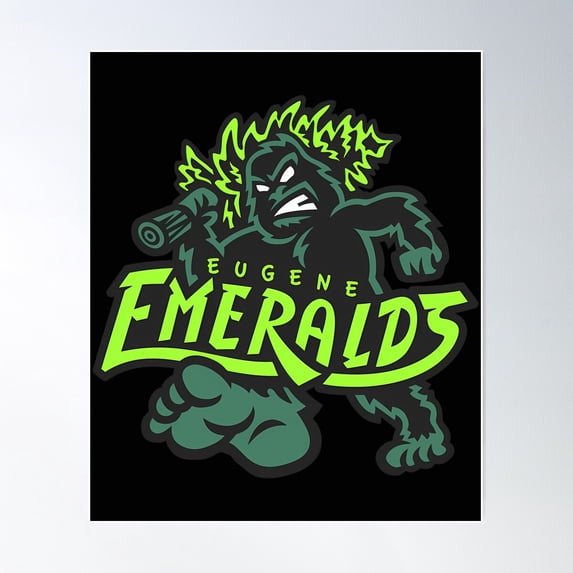 Like-Eugene-Emeralds-Baseball Poster Wall Art, Modern Wall Decor For Living Room Bedroom, 16x24 UNFRAMED
