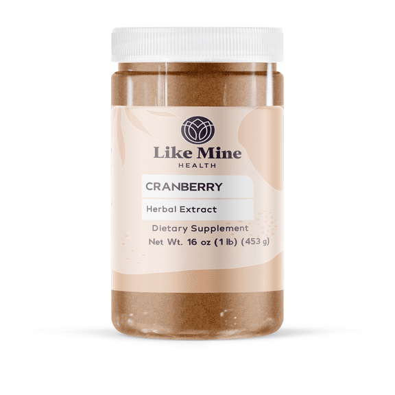Like Mine Cranberry Extract Powder 1 lb Vegan & Non-GMO, 4:1 Extract Ratio