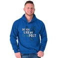 thumbnail image 1 of Like My Compost Gardening Plants Unisex Plus Fleece Graphic Hoodie Brisco Brands 4X, 1 of 3