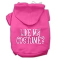 thumbnail image 1 of Like My Costume Screen Print Pet Hoodie, Bright Pink - 3XL, 1 of 1