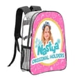 thumbnail image 1 of Like Nastya Pattern Transparent Backpack Lightweight And fashionable Showcasing Personality And Leading The Trend, 1 of 6