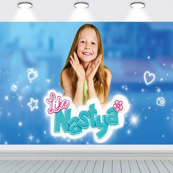 Like Nastya Taspestry Wall Decor Party Supplies Background BackdropBanner Poster Decor Decorations