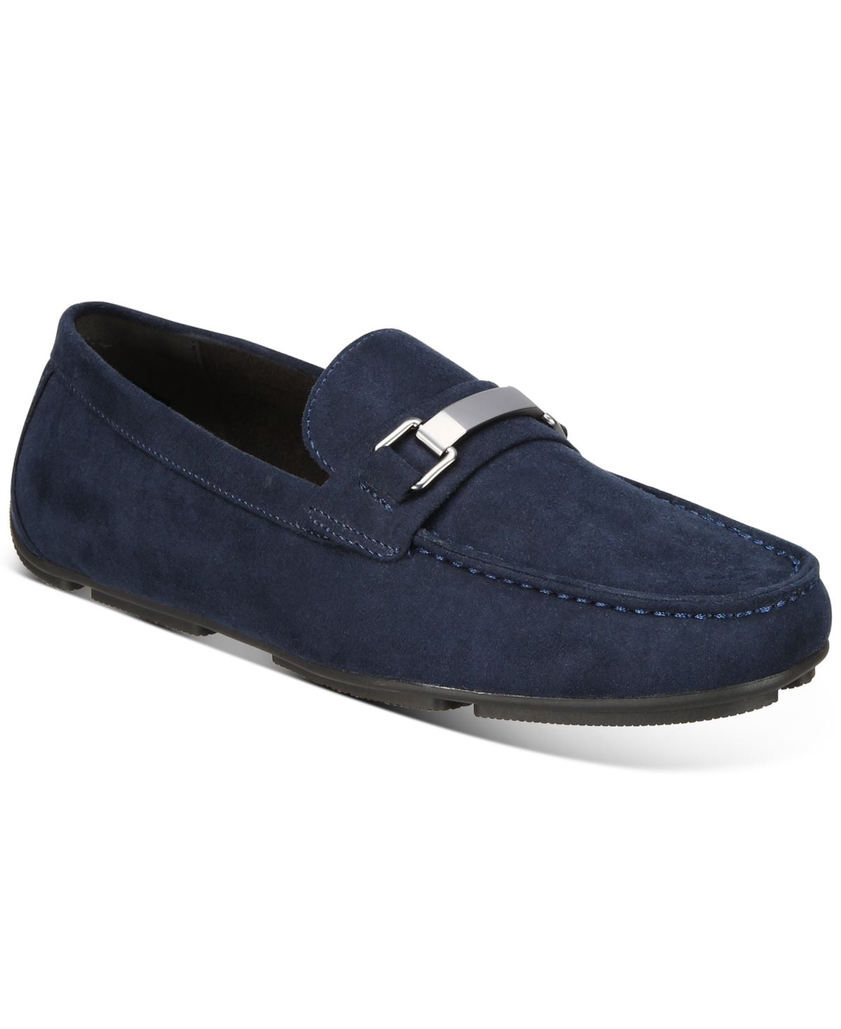 Alfani Navy Blue Loafers Barely worn Alfani loafers. Purchased the wrong size... | Depop main image 4