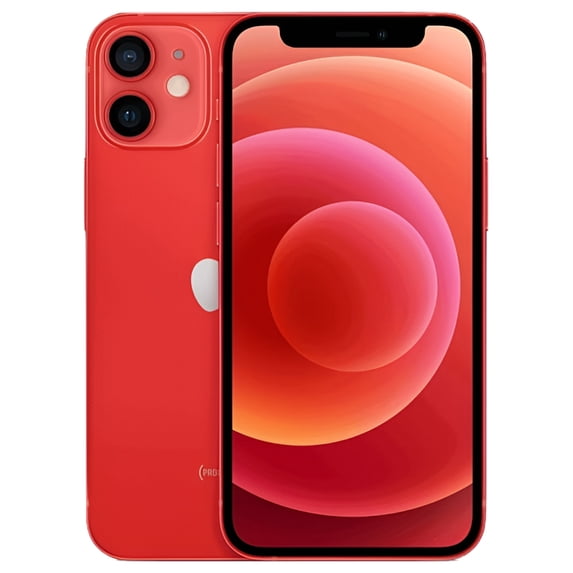 Restored Apple iPhone 12 Mini - Carrier Unlocked - 128GB Red (Refurbished)
