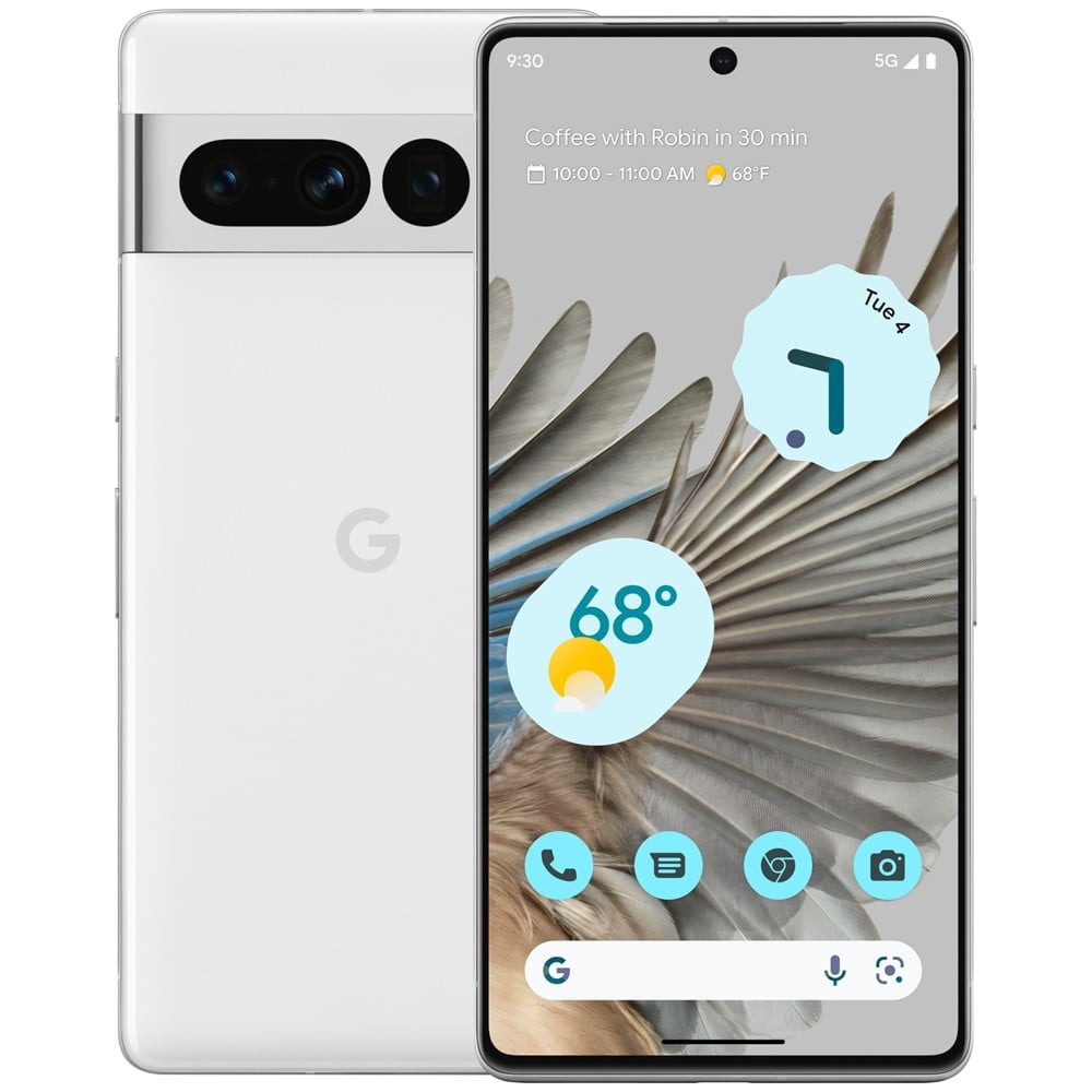 Pre-Owned Google Pixel 7 Pro 5G 128GB Factory Unlocked (Snow) Smartphone