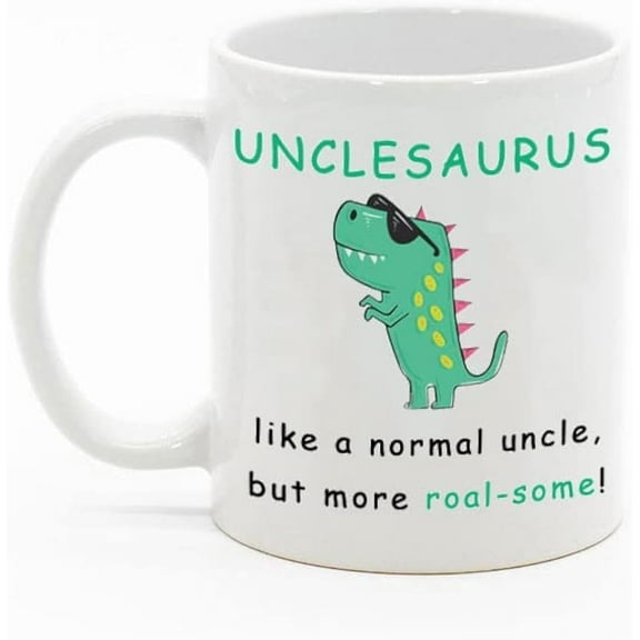Like a Normal Uncle But More Roar-Some funny coffee mug Ideal for Uncle, Birthday, Christmas, Thanksgiving, Fathers Day Gift, Funny Unicorn Gift Coffee Mug for Any Occasion,11oz