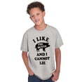 thumbnail image 1 of Like Pig Butts Cannot Lie Bacon Lover Crewneck T Shirts Boy Girl Teen Brisco Brands L, 1 of 6