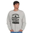 thumbnail image 1 of Like Pineapple Pizza Debate Opinion Unisex Plus Fleece Graphic Sweatshirt Brisco Brands 2X, 1 of 5