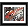 thumbnail image 1 of Like Rain IV 2x Matted 24x20 Black Ornate Framed Art Print by PI Gallery, 1 of 2
