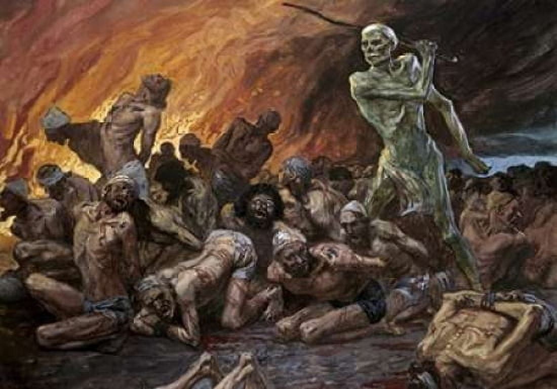Like Sheep They Are Laid In The Grave Canvas Art - James Jacques Tissot (20 x 28)