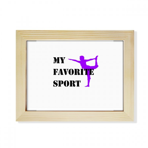 Like Sports Fitness Balanced Body Building Desktop Photo Frame Picture Art Decoration Painting 6x8 inch