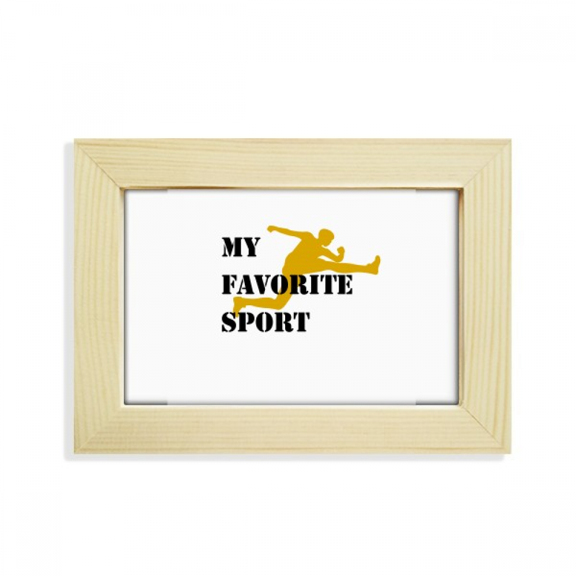 Like Sports Fitness Balanced Hurdle Desktop Decorate Photo Frame Picture Art Painting 5x7 inch