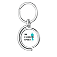 thumbnail image 1 of Like Sports Fitness Balanced Jogging Rotating Keychain Metal Keyring Holder, 1 of 2