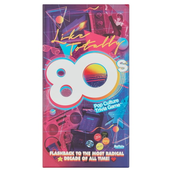 Like Totally 80's Pop Culture Trivia Game by Buffalo Games